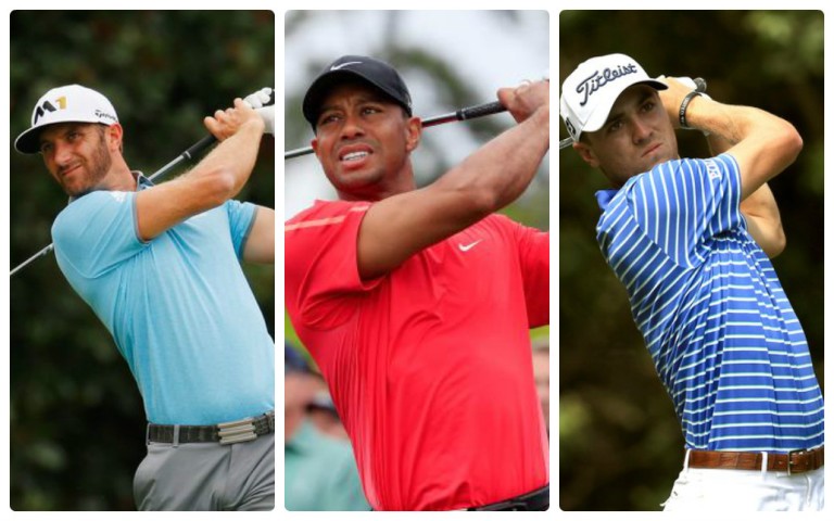 Woods grouped with DJ, Thomas at U.S. Open