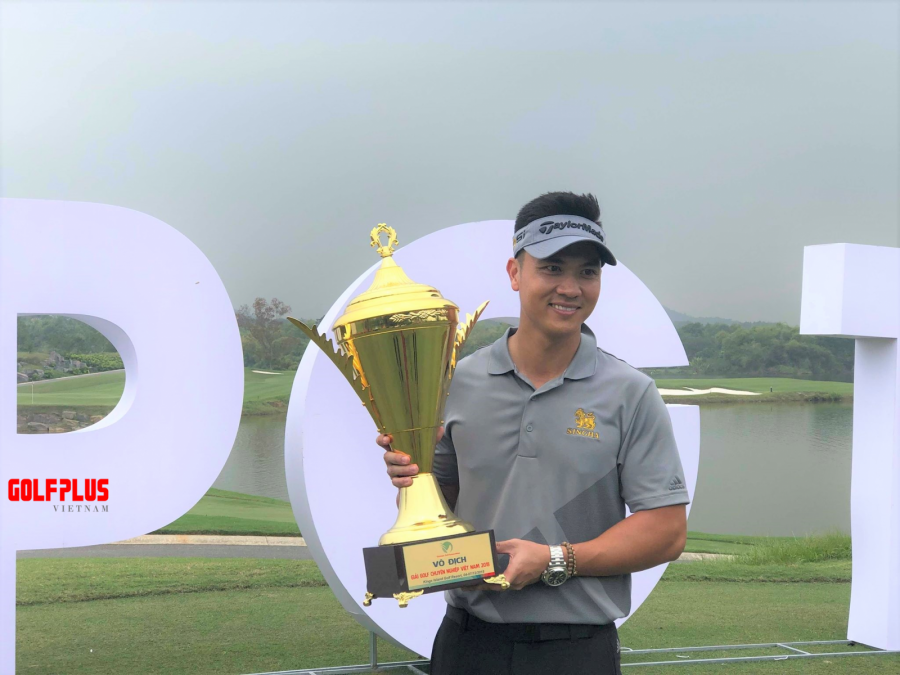 Vietnam's number 1 golfer Tran Le Duy Nhat won VPG Tour 2018